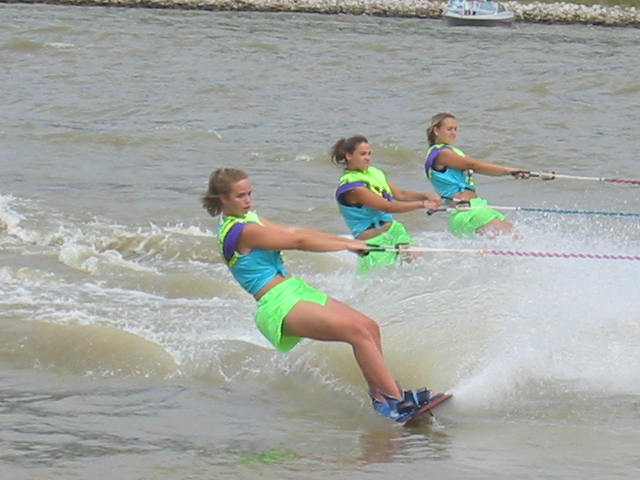 girl wakeboarders