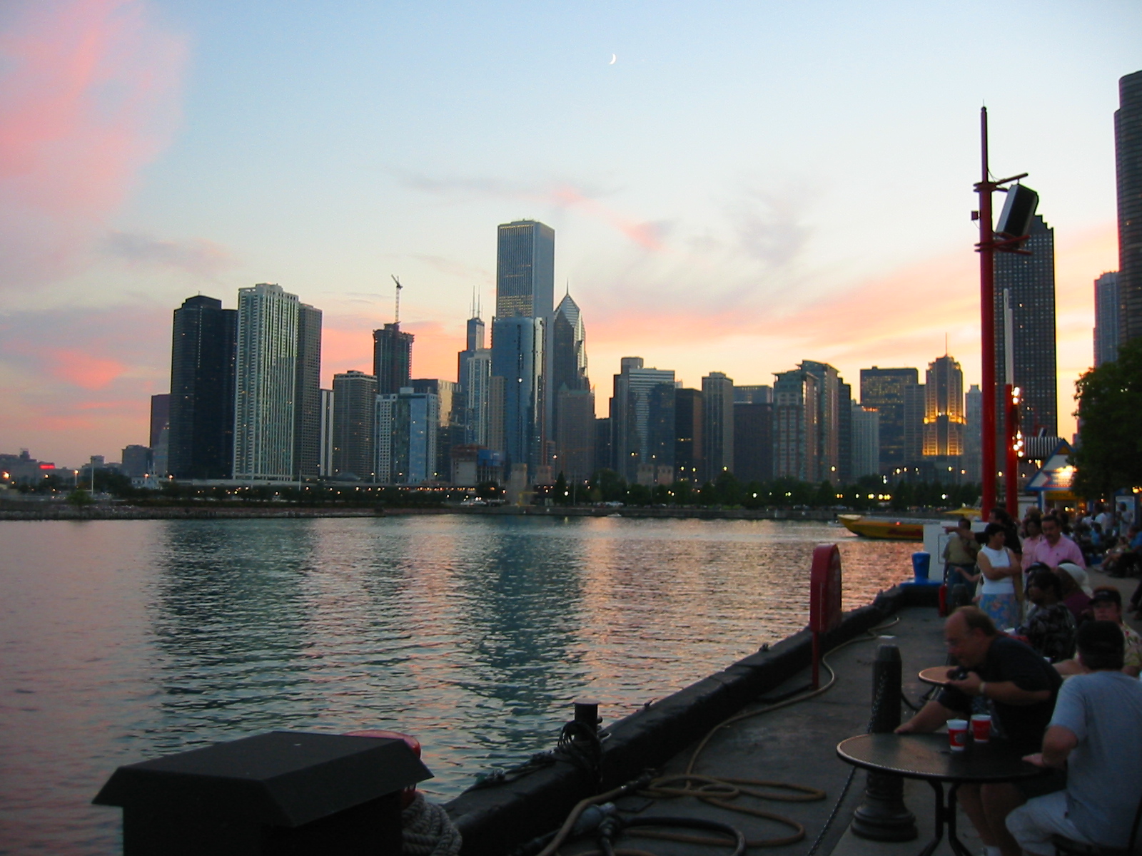 Chicago Skyline from the Navy Pier