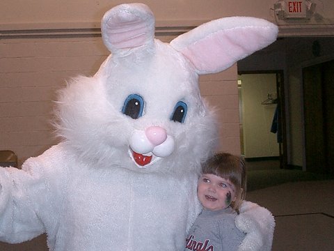 Friendly neighborhood Easter Bunny, at your service