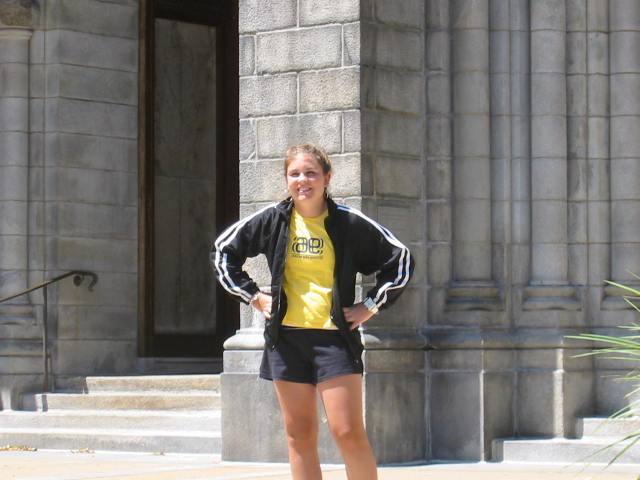 LD in front of the Cathedral
