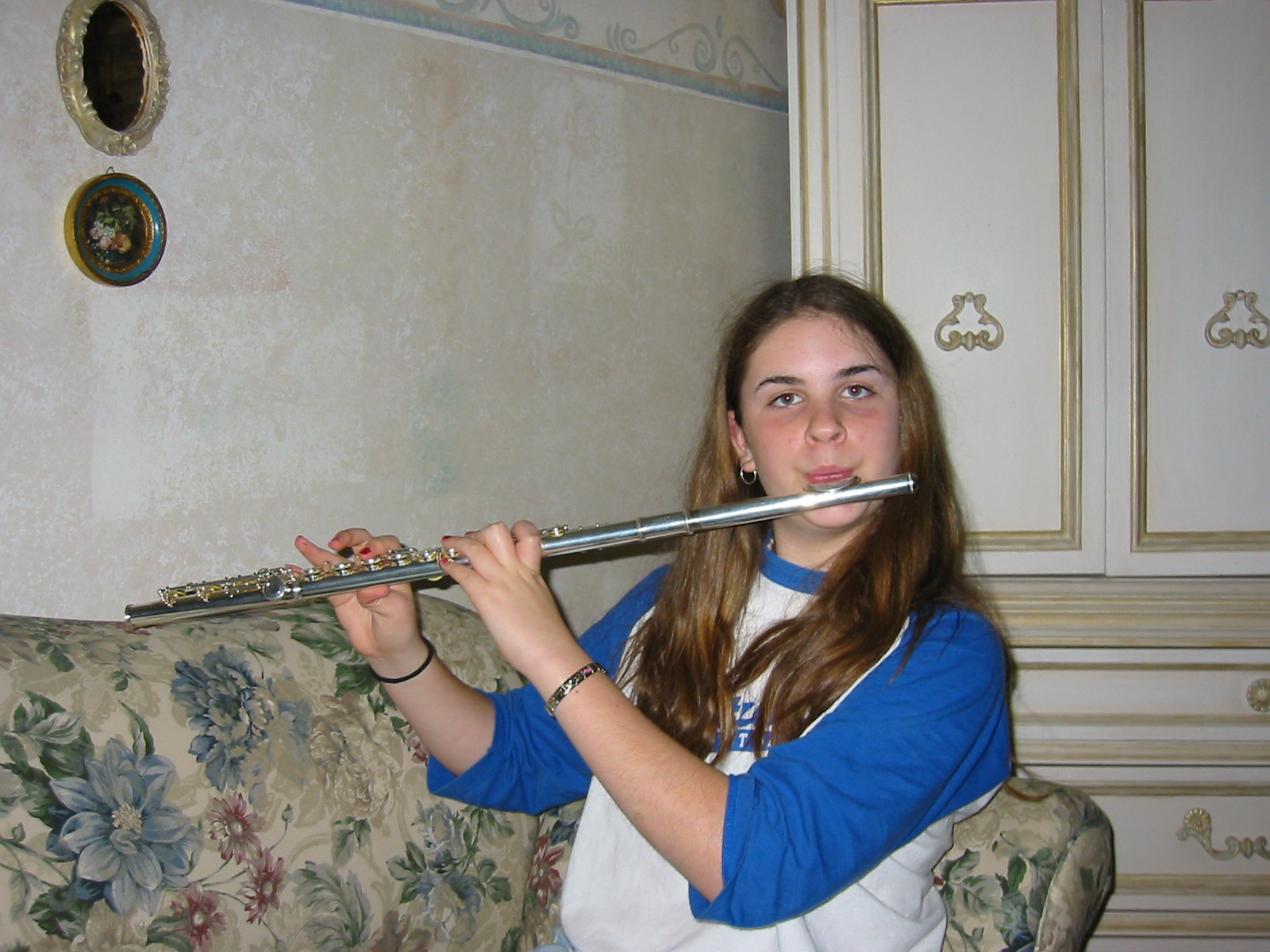 click to hear Lovely Daughter play the flute